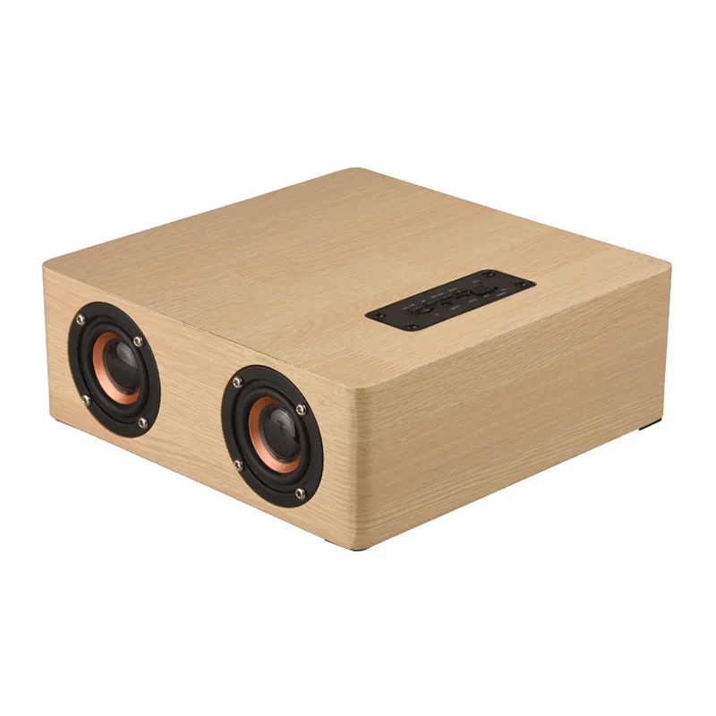 Домашний офис Настольный Деревянный беспроводной Hi-Fi стерео сабвуфер Bluetooth громкий динамик fm-радио музыкальный аудио плеер динамик - Цвет: Style 2