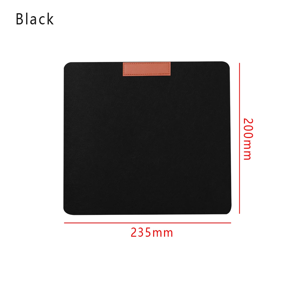235 X 200 mm Black 1 шт. большой Офисный Компьютерный стол коврик Современный Настольный Коврик для компьютерной мыши шерстяной войлок для ноутбука Мягкая Подушка Офисные принадлежности аксессуары - Цвет: 235 X 200 mm Black
