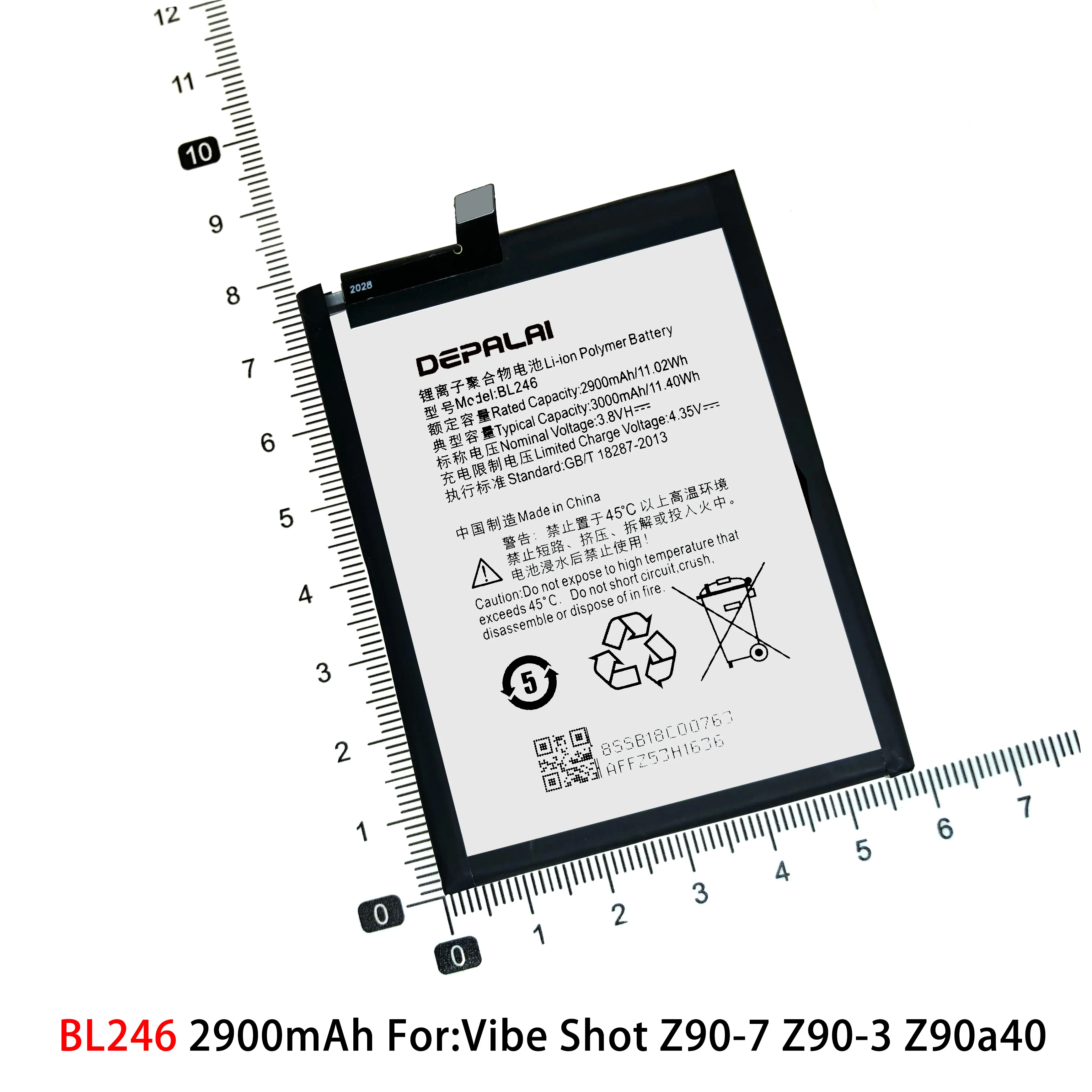 Аккумулятор BL244 BL245 BL246 BL250 для Lenovo Vibe P1 P1A42 P1C58 P1C72 S60 T W Shot Z90-7 Z90-3 Z90a40 S1c50 S1a40 |