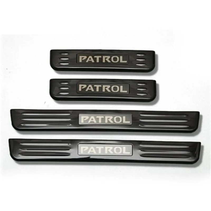 Car Styling For Nissan Patrol y62 2012-2018 stainless Steel Rear guard bar threshold welcome pedal bumper | Автомобили и