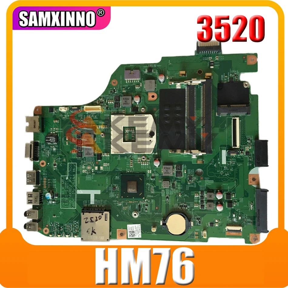 

Original Laptop motherboard For DELL Inspiron 3520 HM76 Mainboard CN-0W8N9D 0W8N9D DV15 MLK MB 11280-1 MXRD2 SLJ8F