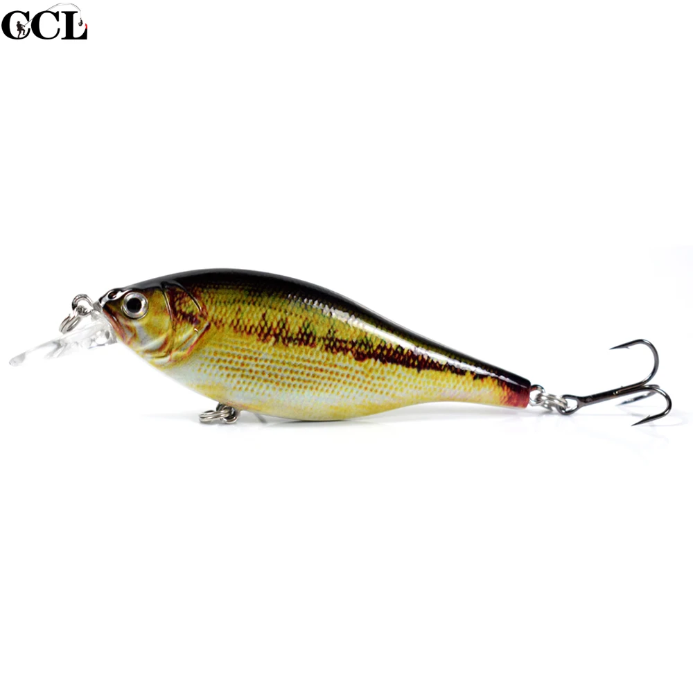 CCLTBA 95mm 12.5g Shad Jerk Bait Fishing Lure Sinking Wobblers Crank Jerkbait Fishing Tackle