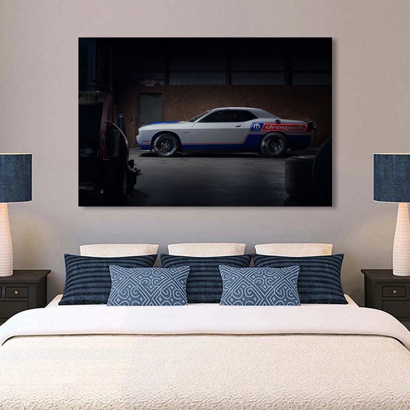 Современные картины на холсте Настенная картина для тюнинга Dodge Challenger мышечные
