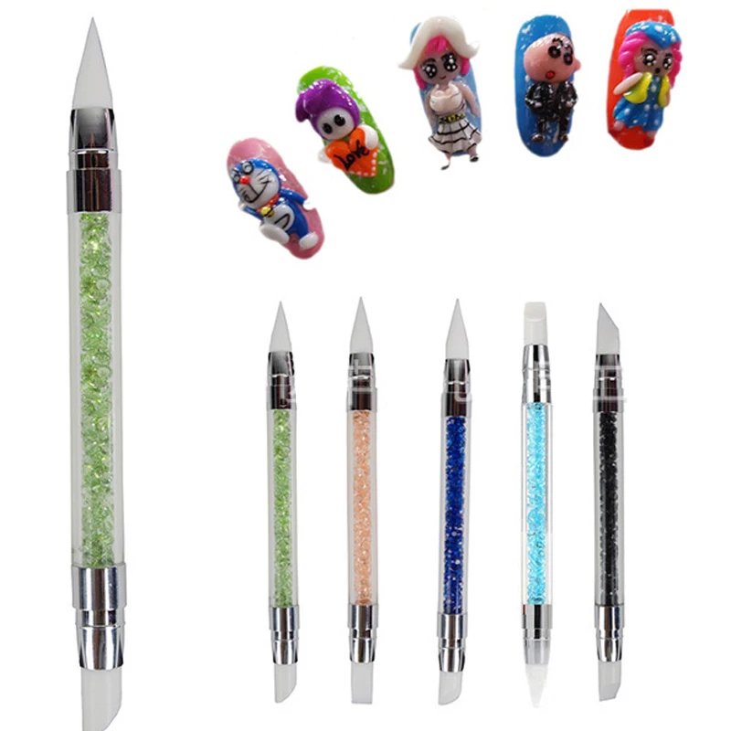 1 Набор ручка для рисования ногтей золотой серебряный костюма окрашенная коробка