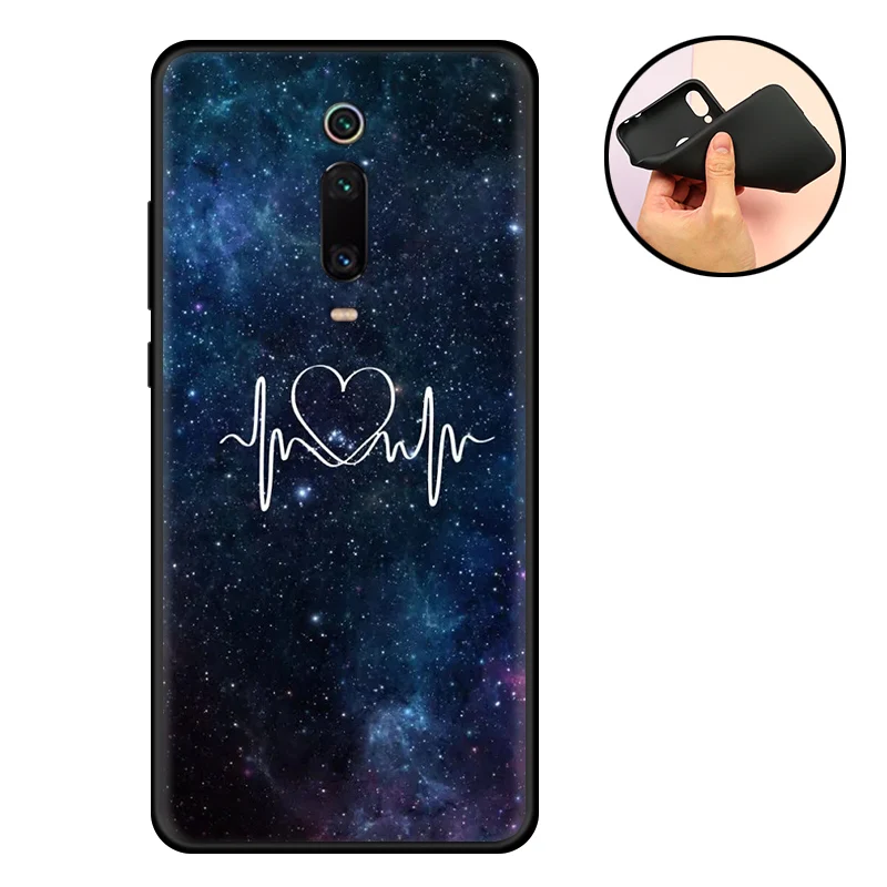 AXYPM Чехлы для Xiao mi Red mi K20, чехол Red mi K20 Pro, черный матовый Силиконовый чехол mi 9 T, задняя крышка для mi 9 T mi 9 T mi 9 T mi 9 T K 20 - Цвет: AXYPM