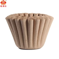 aixiangru coffee filter paper wood colorwhite japanese cake wave type hand made 1 4cup 50pcs