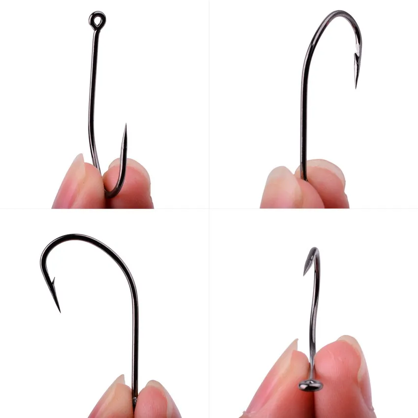 100/30 pcs High Carbon Steel Fishhooks barbed Fishing Hook Lake River Ocean Fishhook Japan Jig Barbed Hooks Tackle Box | Спорт и
