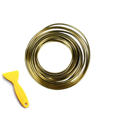 

5 м автомобильный уплотнитель Стайлинг интерьерные наклейки Декоративная полоса молдинги дверь автомобиля Приборная панель воздуховод рулевые полосы для автомобиля