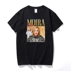 Футболка Moira Rose Tribute, футболка, забавный винтажный топ в стиле ретро с рисунком американского шитта, модель 90-летия, уличная одежда, хлопковые футболки с коротким рукавом