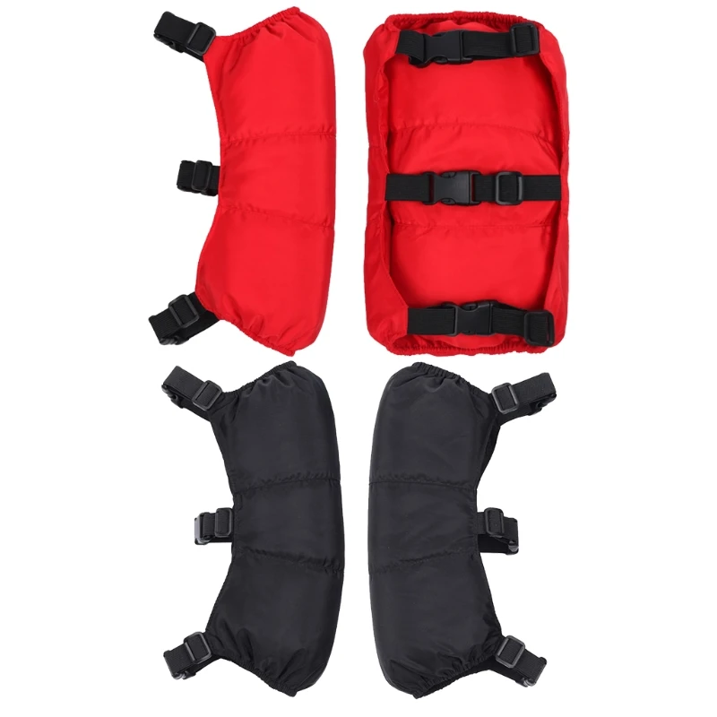 

Winter Windproof Knee Pad for Men Women Knee Protector with Adjustable Band Waterproof Leg Guards 2Pcs