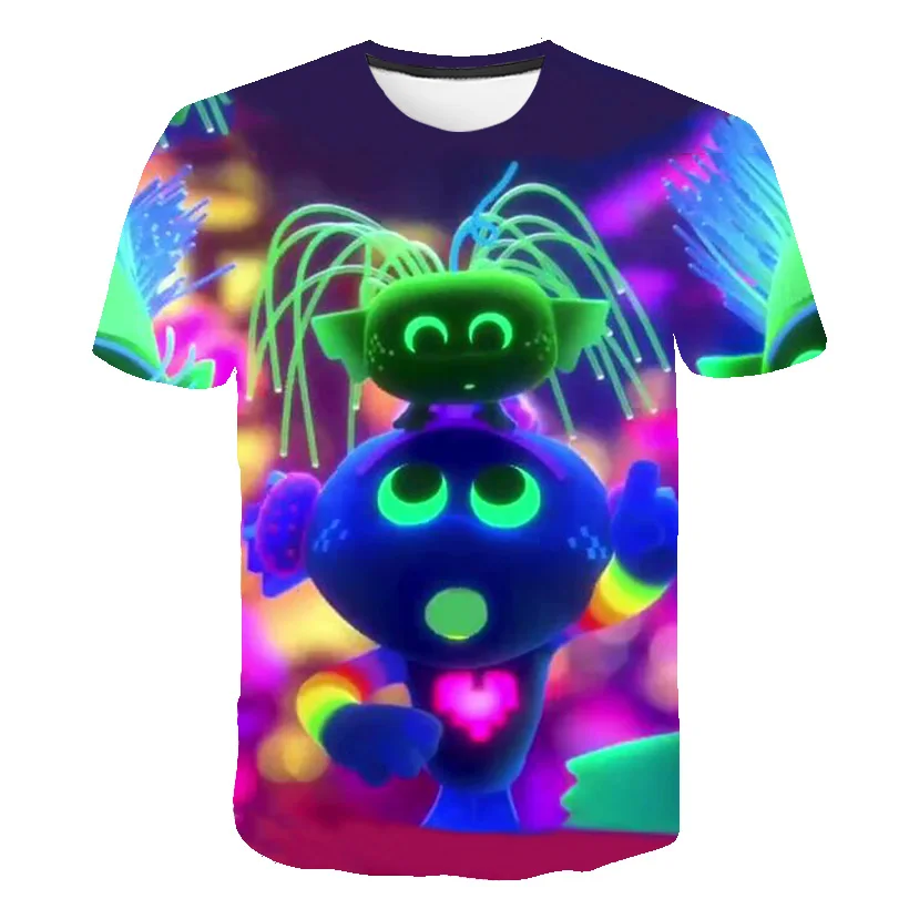 Детская футболка с короткими рукавами 3D-принтом Волшебный эльф топы для