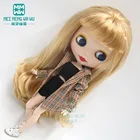 Рубашка Blyth в клетку, короткая, кожаная обувь для кукол Blyth Azone 16