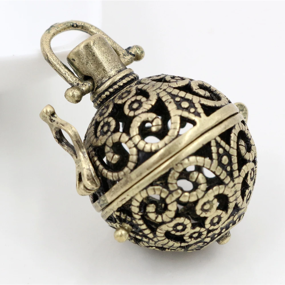 1 шт 21x32 мм антикварные бронзовые медальоны филигранные счастливые Волшебные