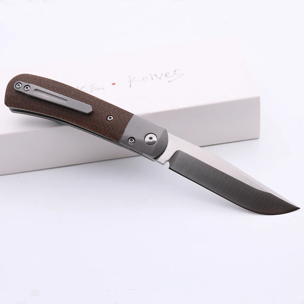 Быстрая доставка ножи SMKE охотничий складной нож с передней флиппером D2 лезвие