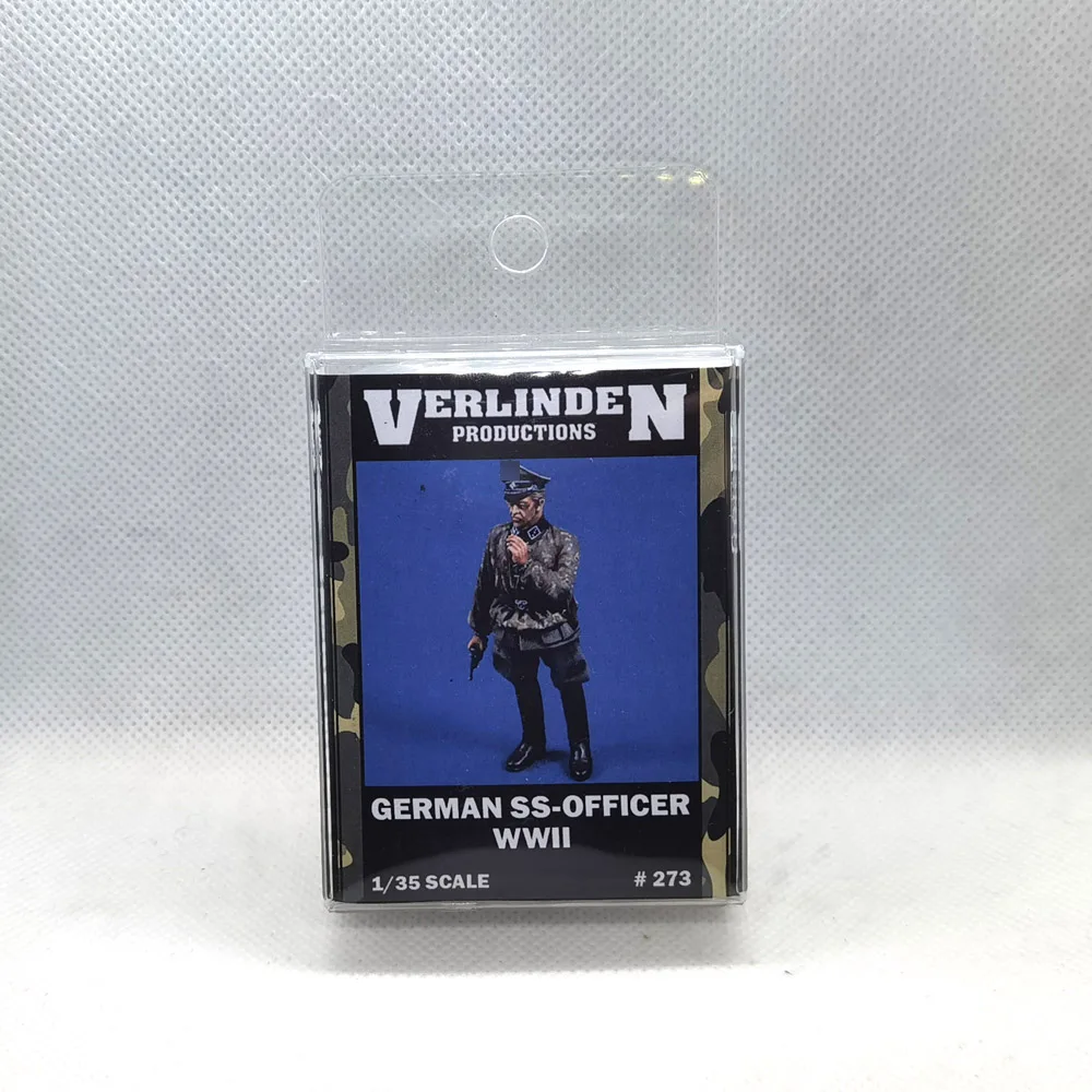 

1/35 Scale WWII German Waffen-S Officer Resin Soldier Model VERLINDEN #273 Unassembled Uncolored