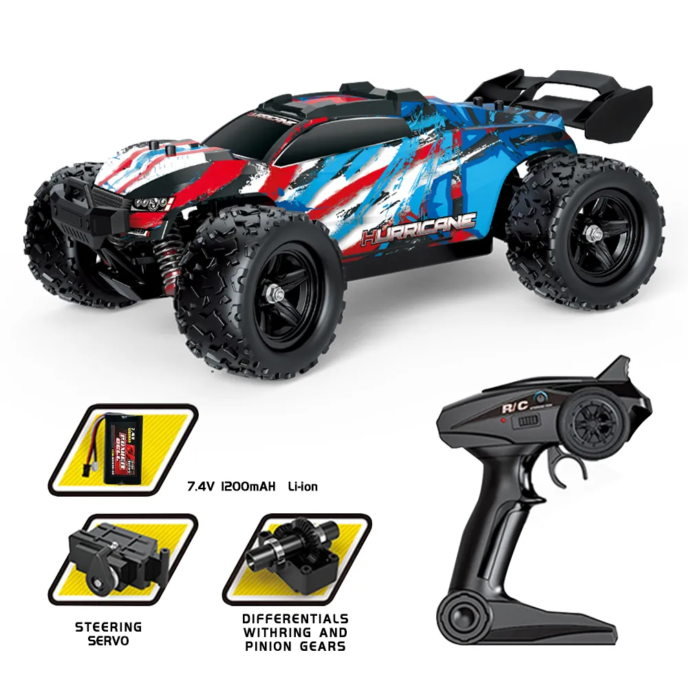 HS 18321 18322 1/18 2.4G 4WD 36km/h High Speed RC Car Model Remote Control Truck RTR Vehicle Off-road Car Electric Toy