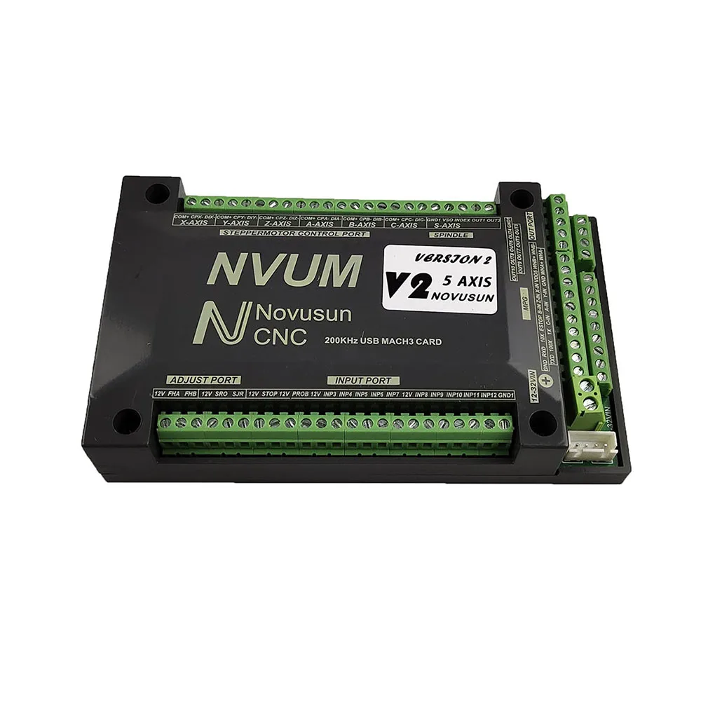 USB Mach3 NVUMV2.1 карта управления движением 200 кГц ЧПУ комплект контроллер двигателя 3 4