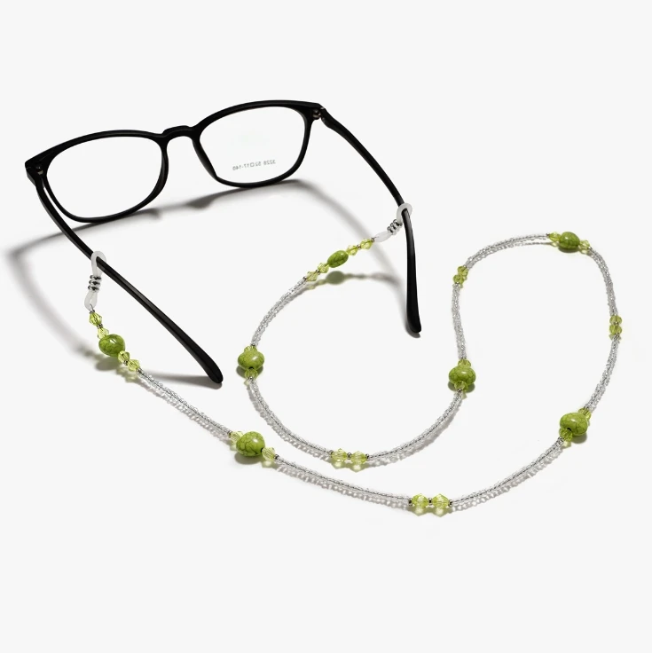 

Bohemia 4color Lock Block Bead Cords Reading Glasses Chain Fashion Women Sunglasses Accessories Lanyard Hold Straps