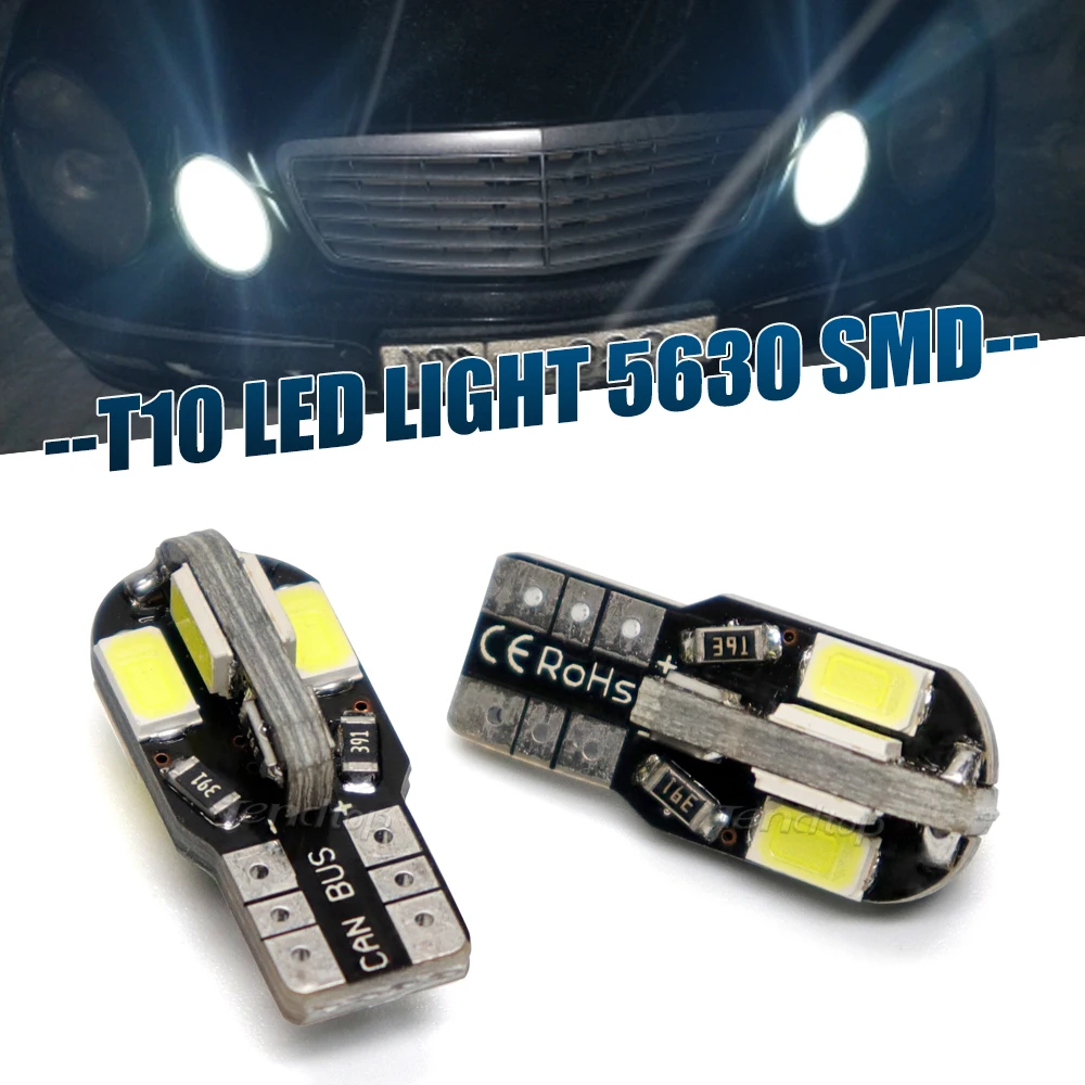 

10/20 шт., Автомобильные светодиодные ламсветильник Canbus 5630 8SMD