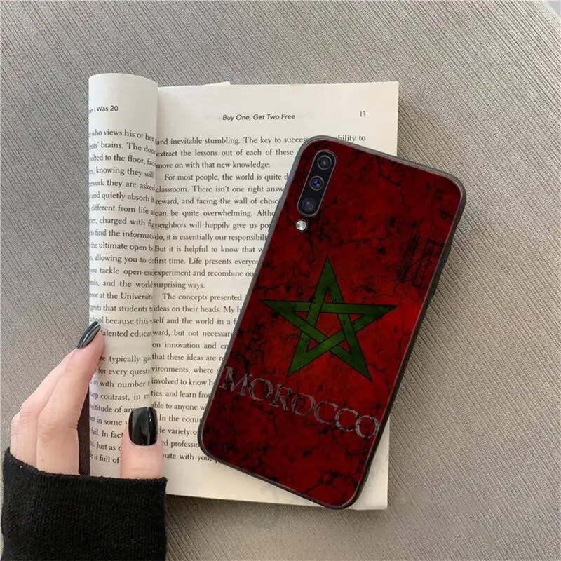 

morocco flag fashion pattern Phone Case For Samsung galaxy S 9 10 20 A 10 21 30 31 40 50 51 71 s note 20 j 4 2018 plus
