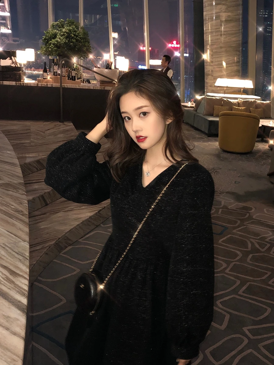 

Women Dress Plus Size Half Sleeve Loose Long Formal Party Dress