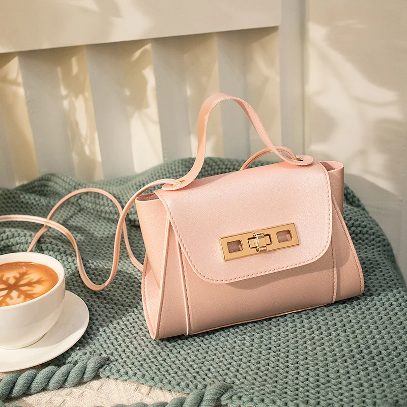 UKQLING Маленькая женская сумка с замком клапаном для девушек слинг мессенджер на