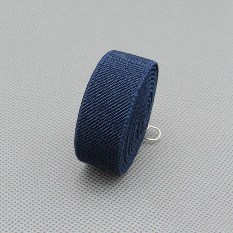 Navyblue 20 мм швейная эластичная лента мягкая кожа резинки нижнее белье брюки декоративные эластичные лямки ленты косой вязки ленты - Цвет: Navyblue