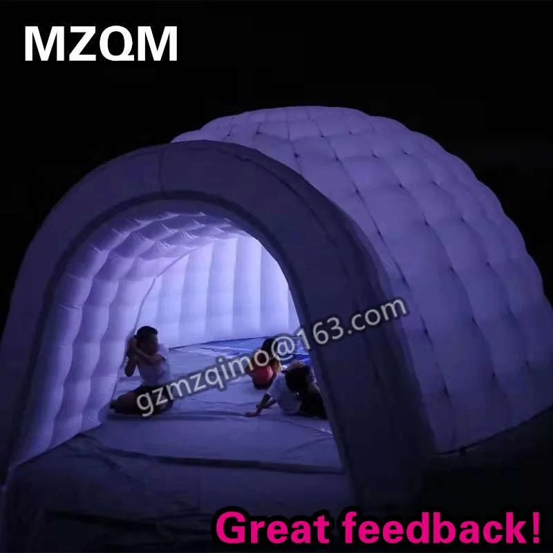 MZQM Ткань Оксфорд 5 метров Диаметр надувной купол палатки, пользовательские надувные события палатки