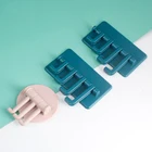 Самоклеящиеся кухонные настенные крючки для дверей, держатель для ключей, вешалка для полотенец, вешалка для ванной, крючки, алюминиевые многофункциональные крючки для хранения