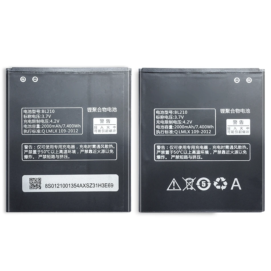 Аккумулятор BL210 для Lenovo A536 A606 S820 S820E A750E A770E A656 A766 A658T S650 | Мобильные телефоны и