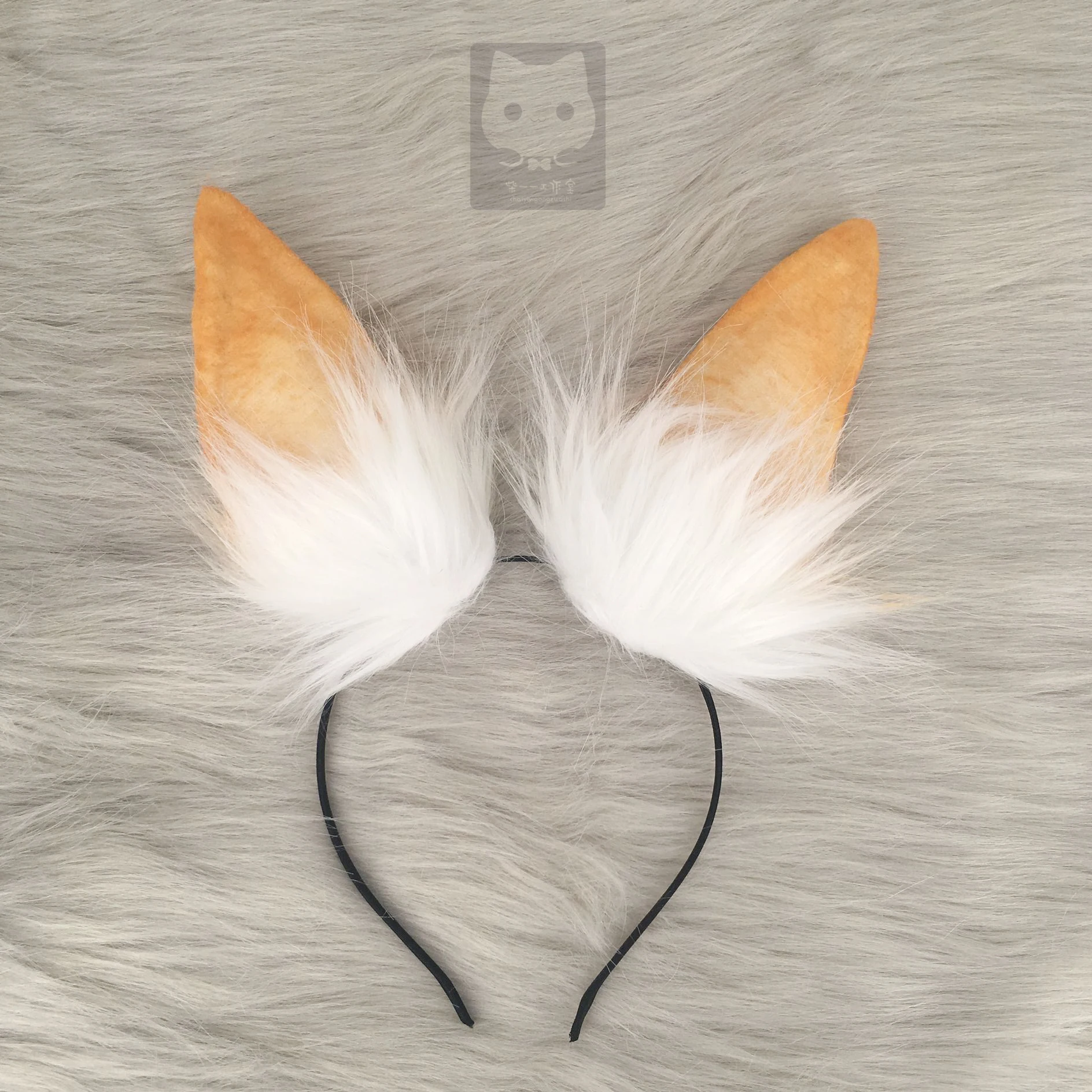 MMGG новый оригинальный ручной работы желтый кролик уха обруч зверь кошка