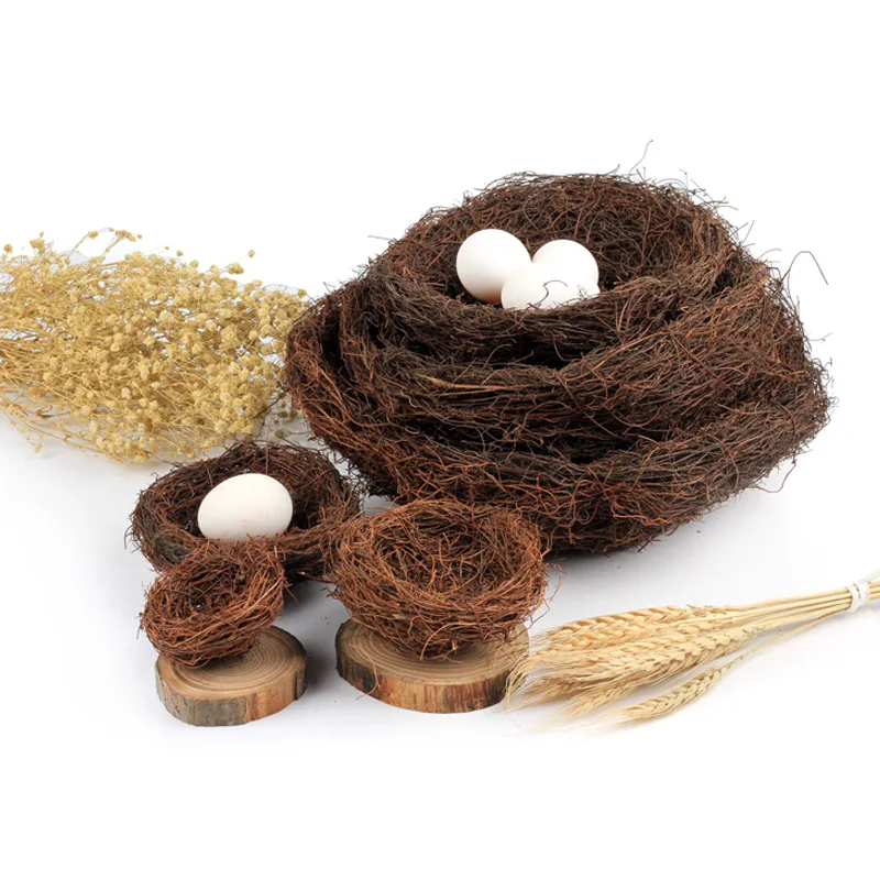 1 шт. натуральное соломенное гнездо для попугая клетки инкубатор попугаев