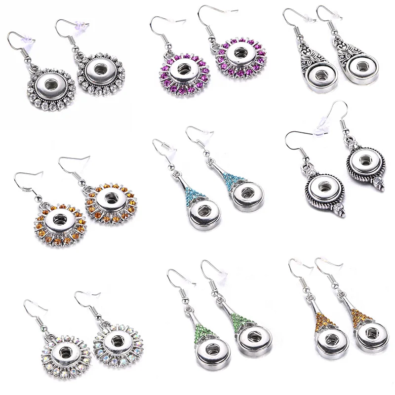 Женские винтажные серьги с кристаллами клипсы 18 мм 12 2019|Серьги-подвески| |