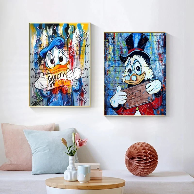 

Disney 5D Diamond Painting Children's Cartoon Mickey Mouse Donald Duck Mosaic Children's Living Room Decoration Wall Painting