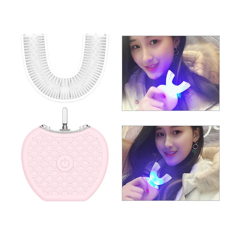 360 ° Автоматическая звуковая электрическая зубная щетка Водонепроницаемая