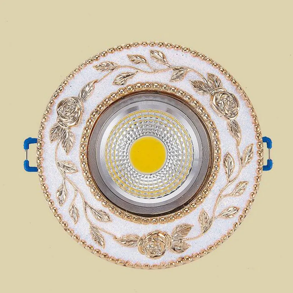 Европейский стиль смолы светодиодный прожектор для помещений Замена люстра