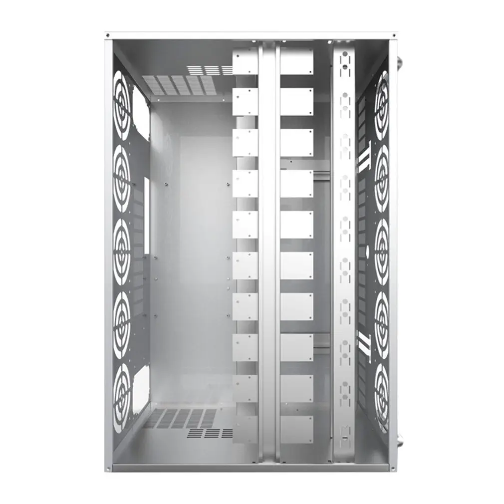 Крипто монета открытый воздух добыча рамка Rig графика чехол ATX Fit 12 GPU эфириум ETH и