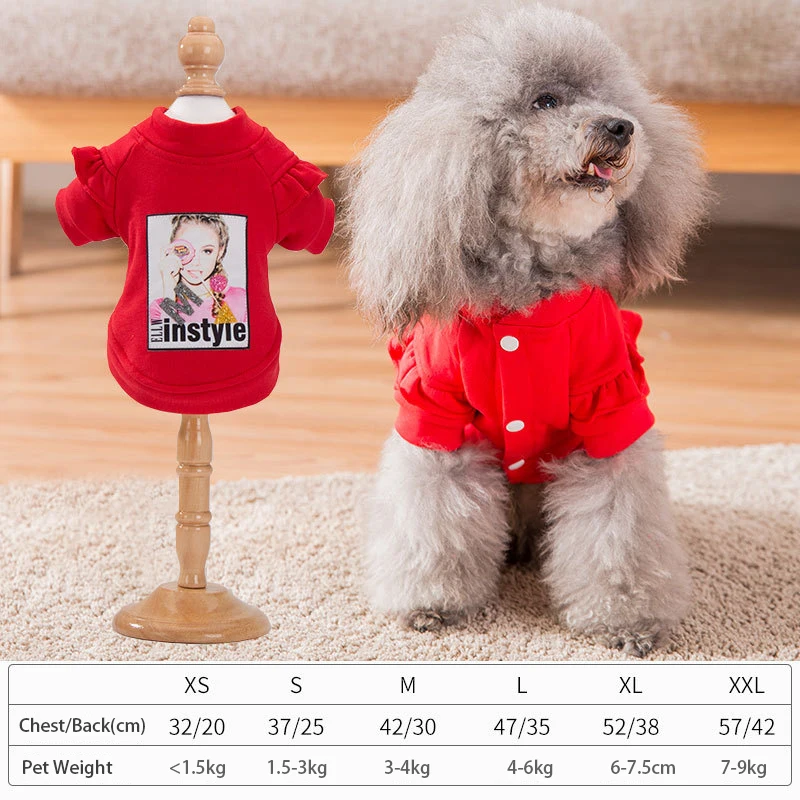 Одежда для щенков кошек животных модный плюшевый свитер одежда собак толстовка