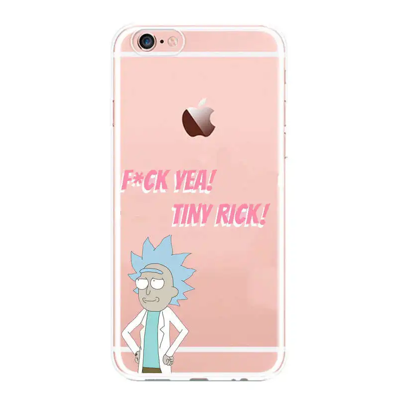 Для Fundas iPhone 6 Чехол SE 5s 6S 7 Plus Rick And Morty Мягкий Силиконовый ТПУ чехол 2017 новое