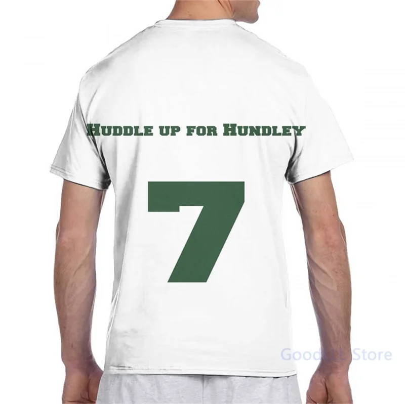 Huddle up для Hundley-большая Мужская футболка женщин с принтом модная девочек топы