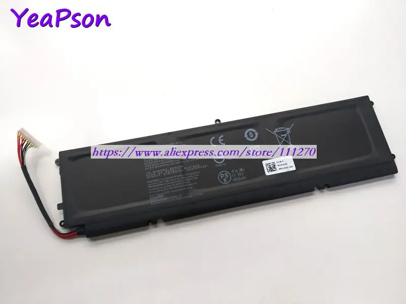 Yeapson RC30-0281 11 55 V 4602mAh настоящая аккумуляторная батарея для ноутбука Razer 2018 Blade Stealth |