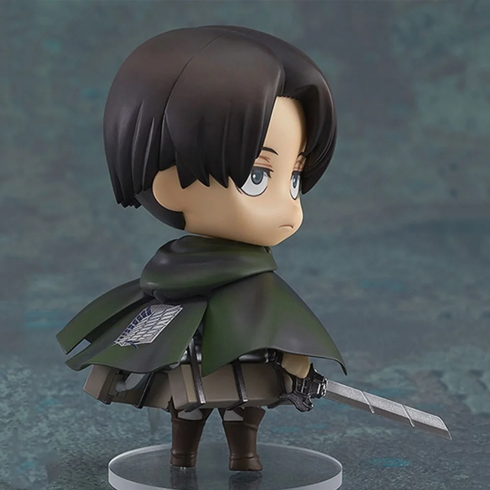 Attack on Titan Levi Ackerman 390 417 Eren Jaeger 375 Аниме Фигурка Nendoroid Ver. ПВХ милые игрушки для детей модель фигурки
