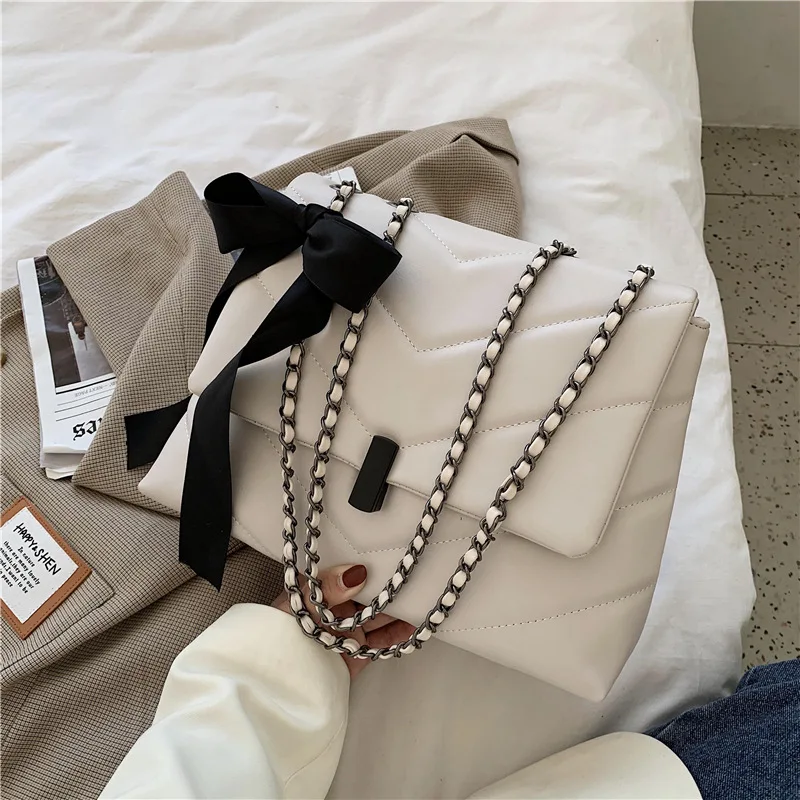 

Women's large-capacity bags 2020 autumn and winter new fashion all-match chain messenger bag single shoulder small square bag