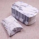 50 шт., картонная подарочная коробка с фламинго, под мрамор