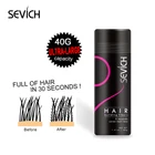 Sevich 25g40g салон волос кератина волокна порошок для ухода за волосами немедленное сгущать порошка волокна волос парик наращивание порошок