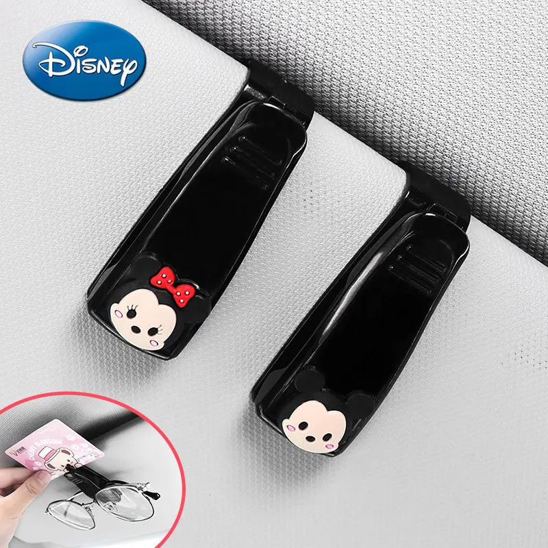 

Disney Car Sun Visor Storage Multi-function Car Glasses Clip Car Sunglasses Holder Card Storage Clip