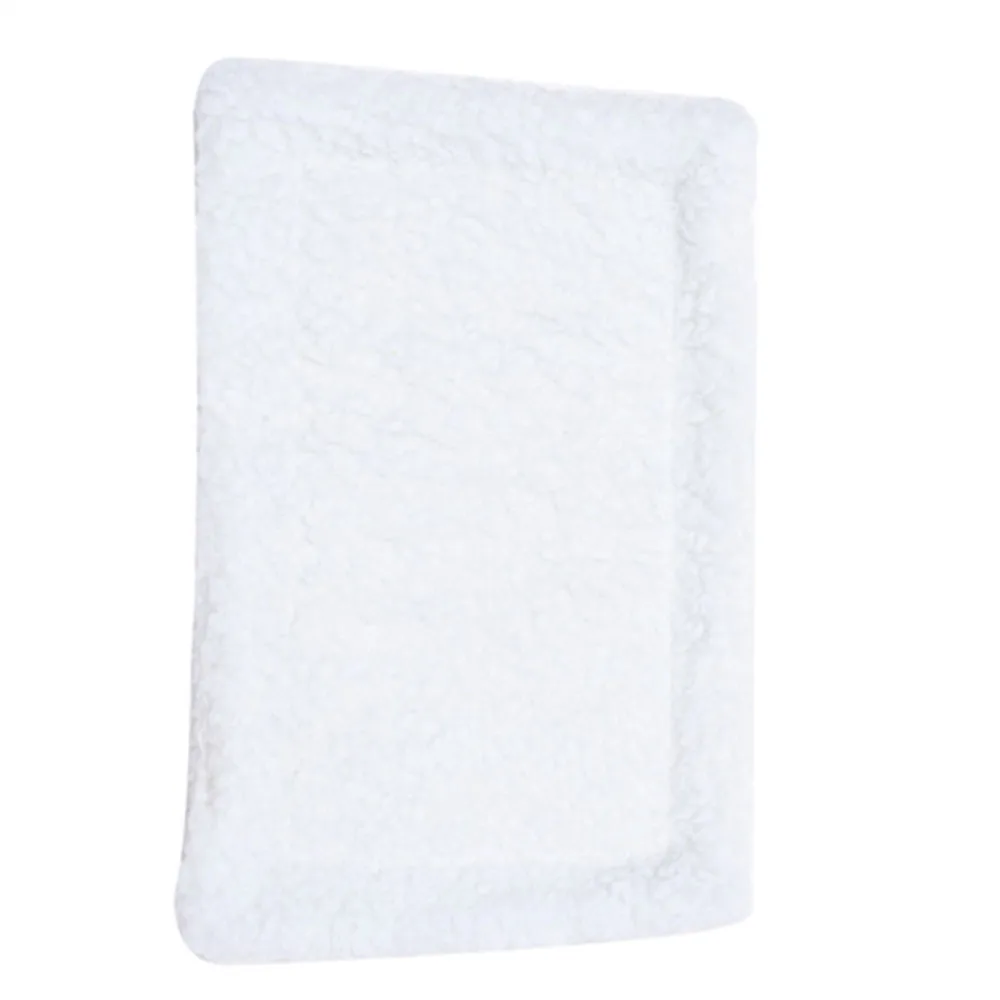 

Double-sided Small Pet Warm Mat Plush Hamster Small Mat Guinea Pig Nest Mat Easy to Carry Rectangular Rabbit Bed Cushion Mat