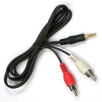 3 3ft1m audio cable 3 5 jack to 2 rca male to male 2rca to 3 5mm aux stereo audio car cable splitter