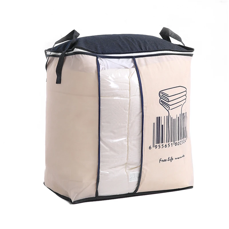 

Non-Woven Storage Bag Family Save Space Bed Folding Closet Storage Bag Clothes Pillow Quilt Blanket Quilt Bag Organizer Neat