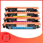 Картридж с тонером CE310, CE310A -313A, 126A, 126, совместимый с 310A, для принтера HP LaserJet Pro CP1025, M275, 100, цветное МФУ, M175a, M175nw